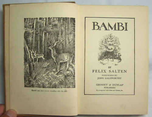 bambi-felix-salten-1st-american-edition-1929-grosset-dunlap-123-pages-b80aed2da27535a39c1881cfde85eafa