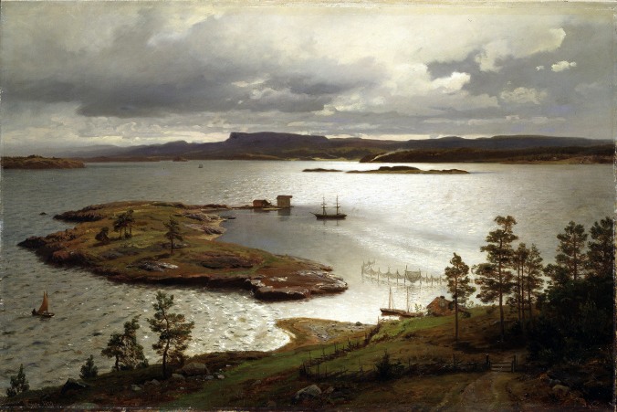Hans Frederik Gude: Sandviksfjorden.
NM 1343