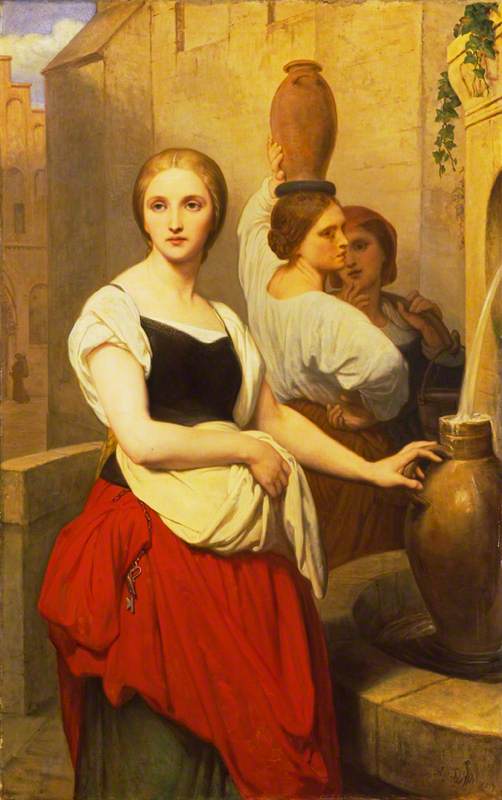 Scheffer, Ary, 1795-1858; Margaret at the Fountain