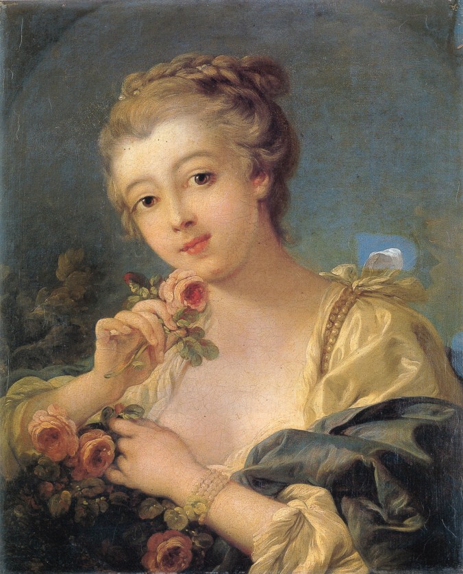 young-woman-with-a-bouquet-of-roses-francois-boucher